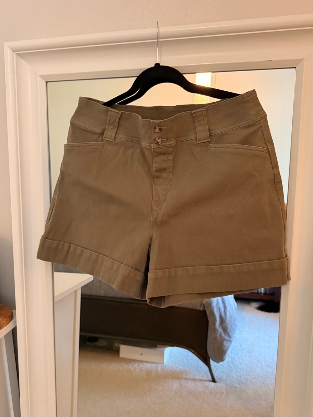 SPANX Stretch Twill Trouser Shorts - XL
